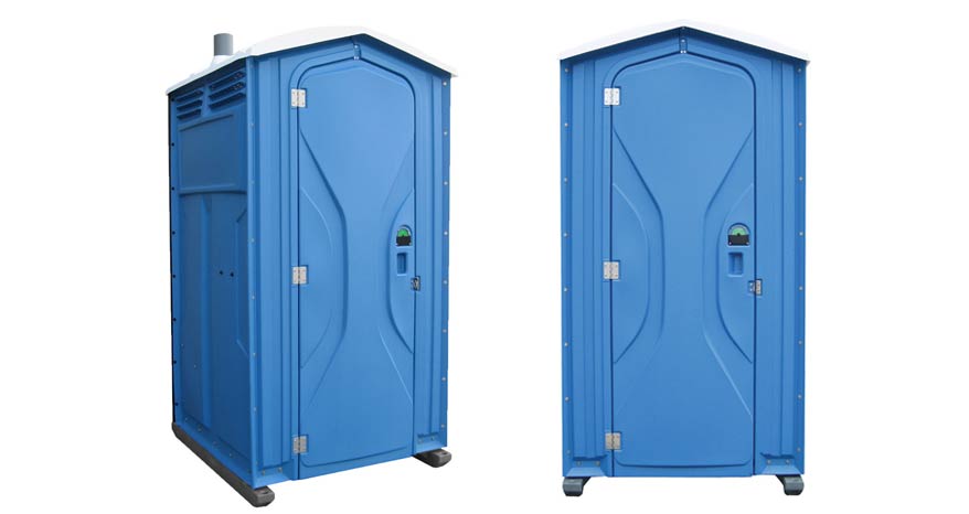 Long-term porta potty units on site in Valparaiso, Indiana